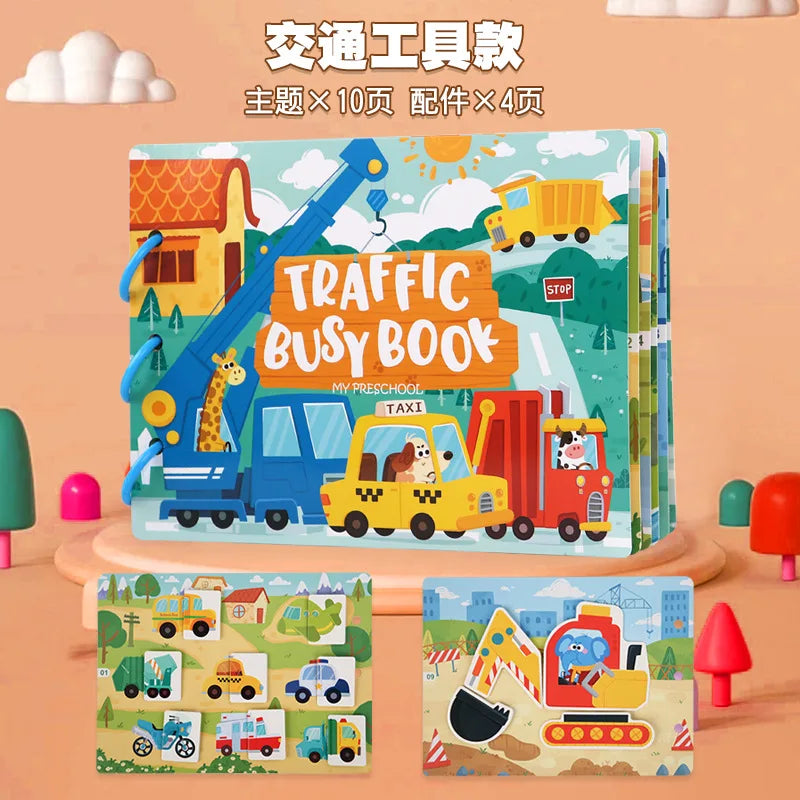 Sticker & Quiet Learning Book