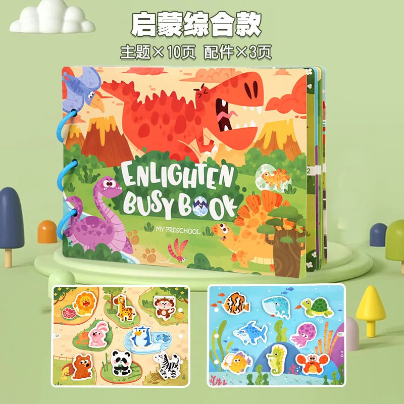 Sticker & Quiet Learning Book