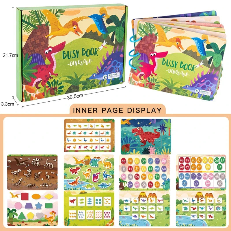 Sticker & Quiet Learning Book