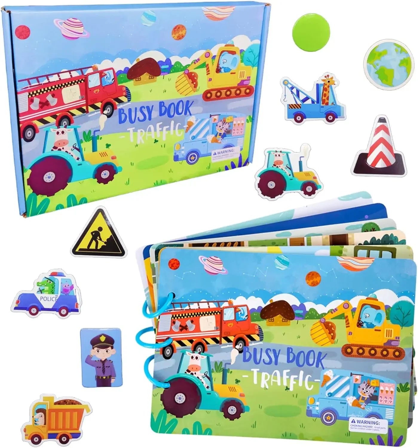 Sticker & Quiet Learning Book