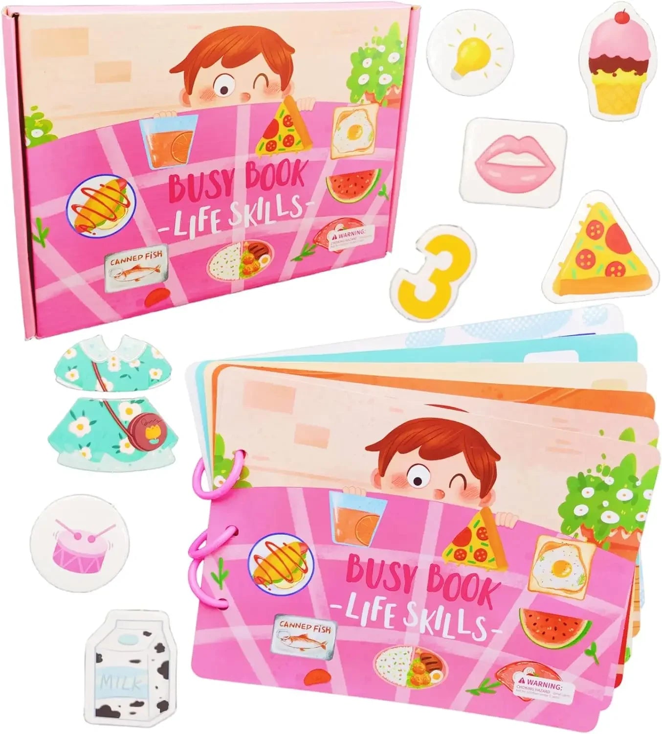 Sticker & Quiet Learning Book