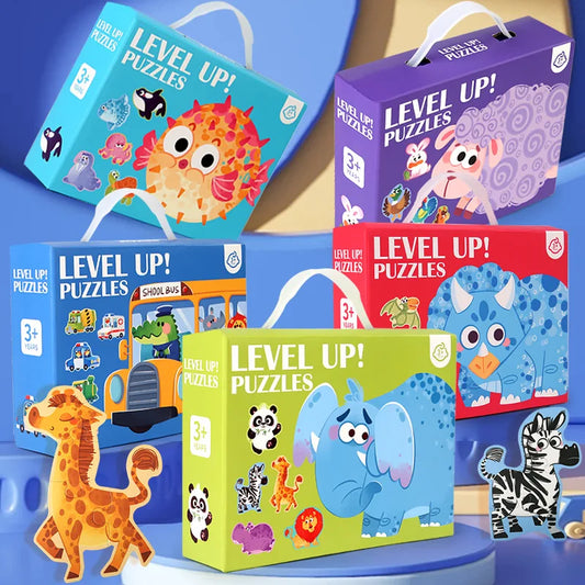 Wooden Jigsaw Puzzles for Toddlers