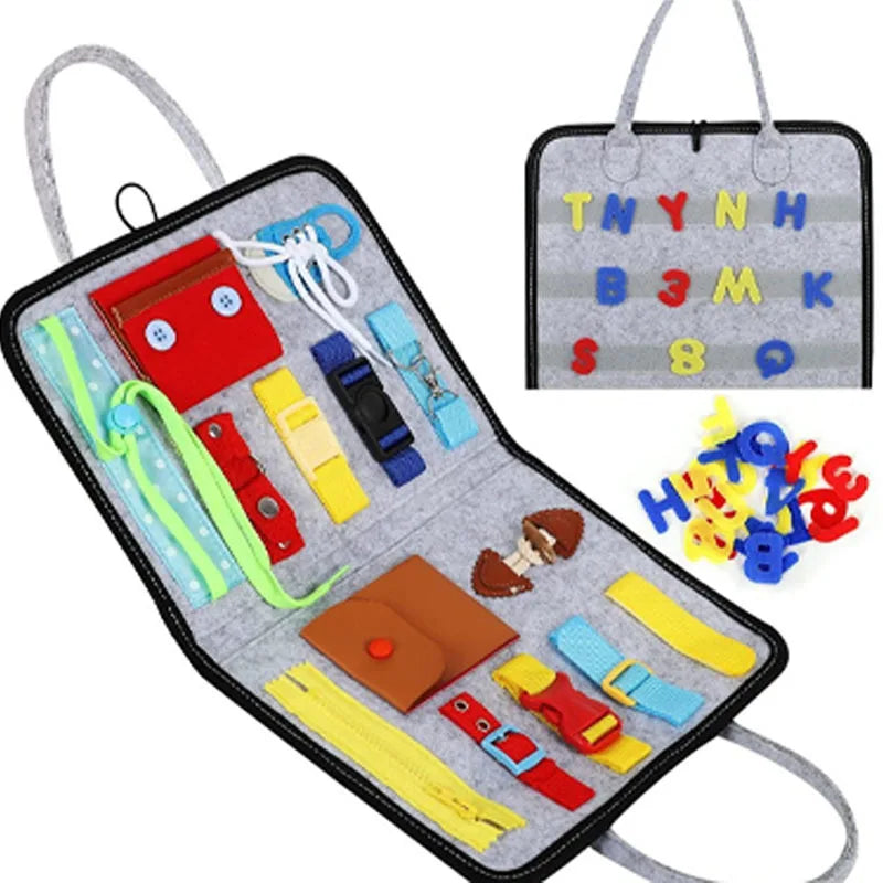 Foldable Toddler Activity Board