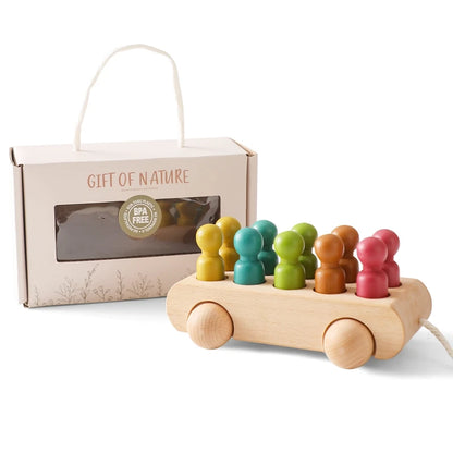 Wooden Train & Aircraft Toy