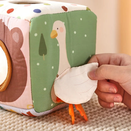Baby Montessori Magic Tissue Box