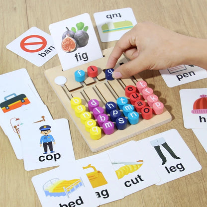Montessori Vowels Spelling & Letter Matching Game