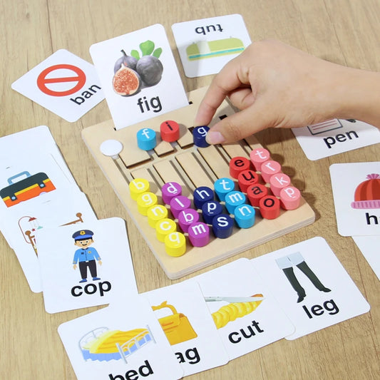 Montessori Vowels Spelling & Letter Matching Game
