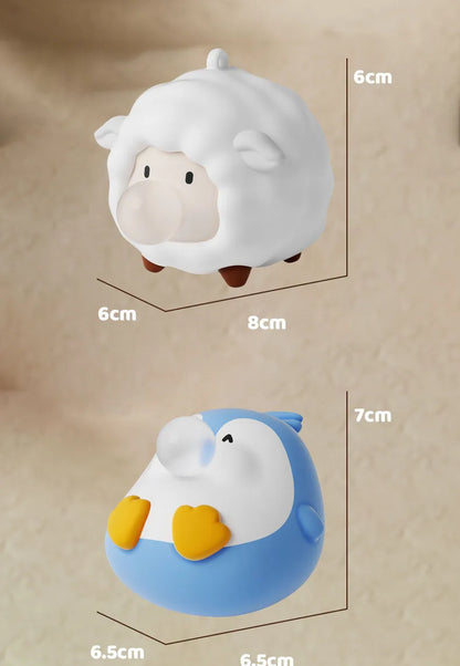 Animal Spitting Bubbles Squish Toy