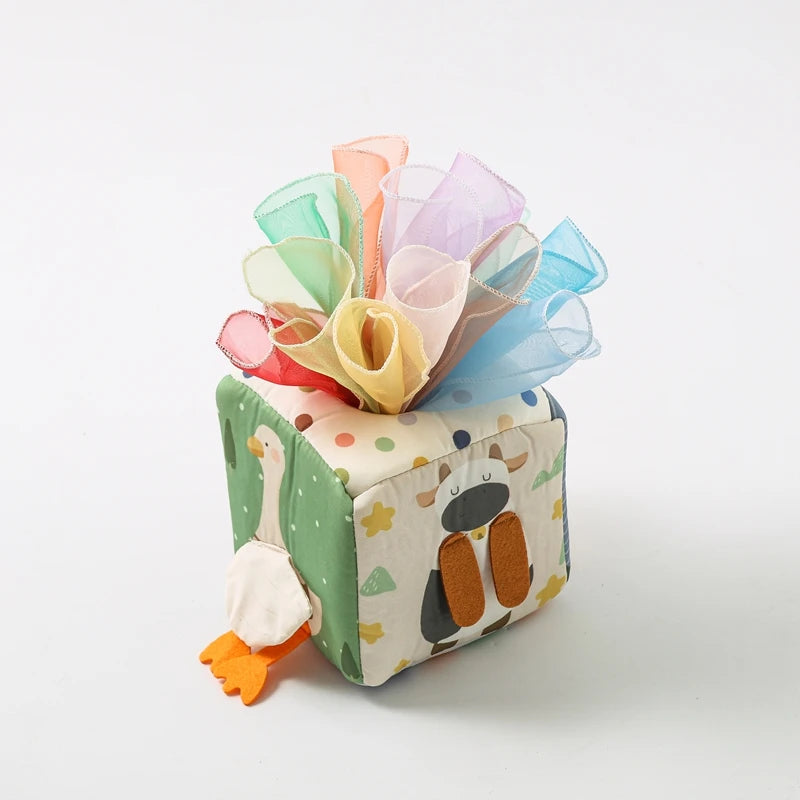 Baby Montessori Magic Tissue Box