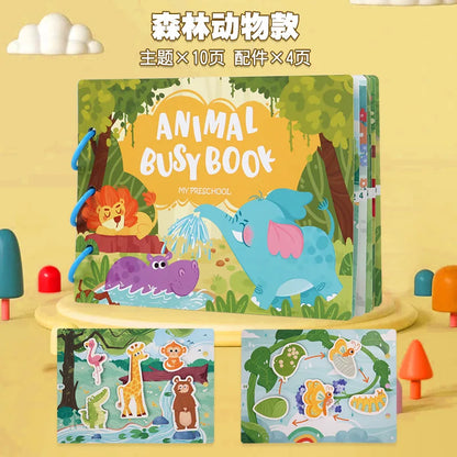 Sticker & Quiet Learning Book