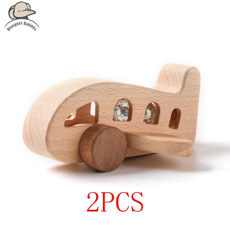 Wooden Train & Aircraft Toy