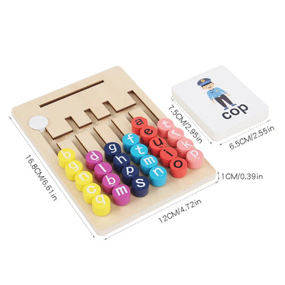 Montessori Vowels Spelling & Letter Matching Game
