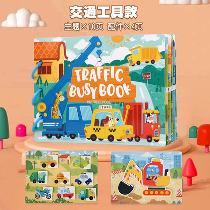 Sticker & Quiet Learning Book