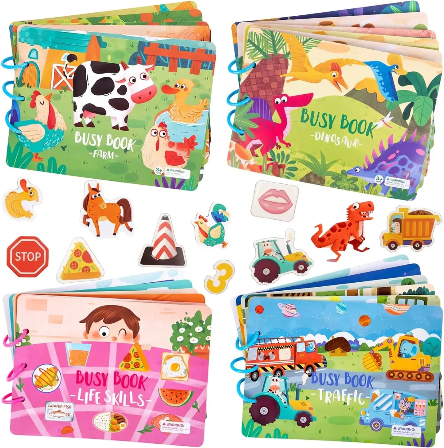 Sticker & Quiet Learning Book