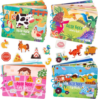 Sticker & Quiet Learning Book