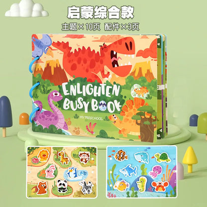 Sticker & Quiet Learning Book