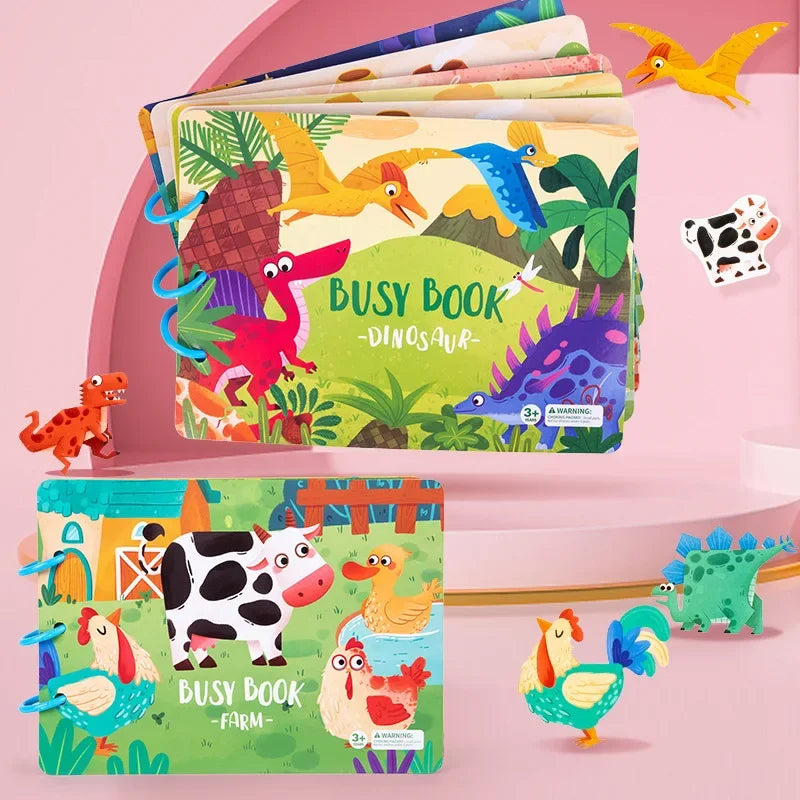 Sticker & Quiet Learning Book