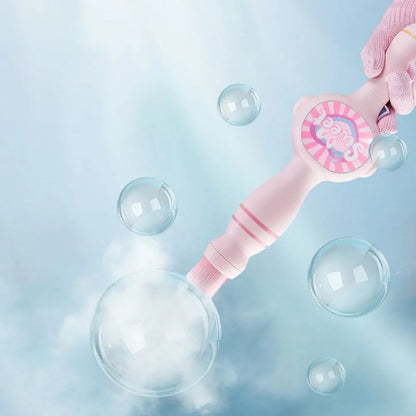 Elastic Smoke Bubble Machine