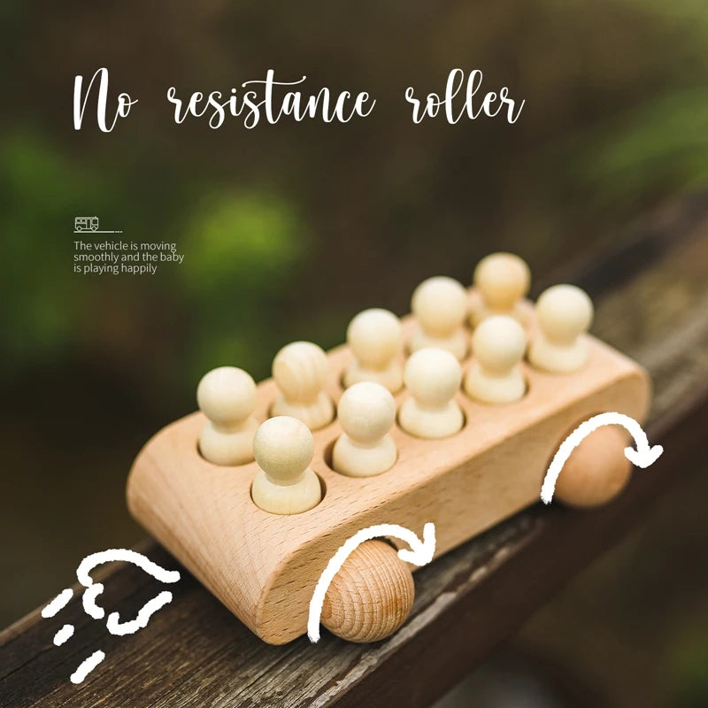 Wooden Train & Aircraft Toy