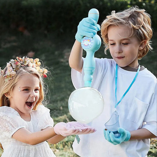 Elastic Smoke Bubble Machine