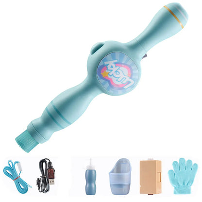 Elastic Smoke Bubble Machine
