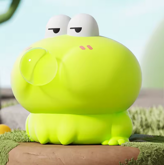 Animal Spitting Bubbles Squish Toy