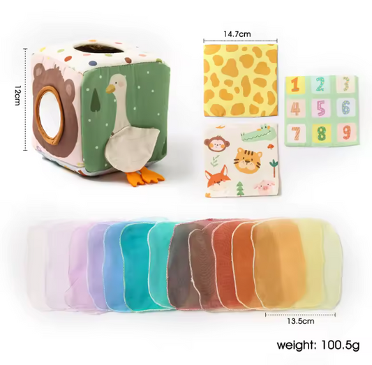 Baby Montessori Magic Tissue Box