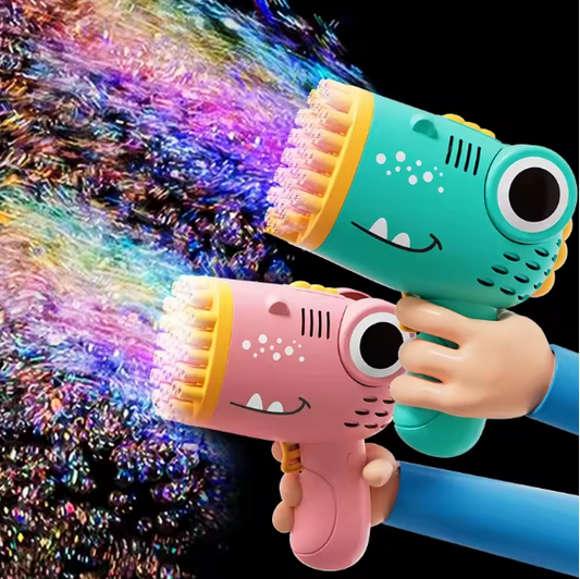 40-Hole Dinosaur Bubble Machine