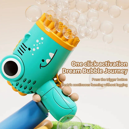 40-Hole Dinosaur Bubble Machine