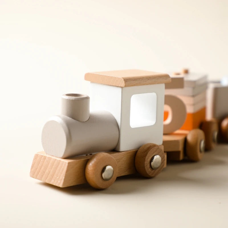 Wooden Train & Aircraft Toy