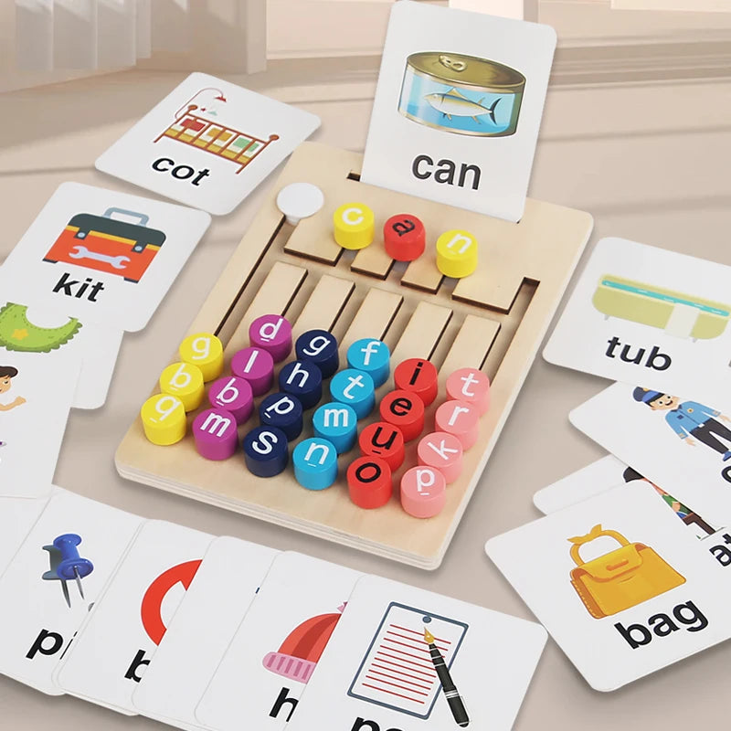 Montessori Vowels Spelling & Letter Matching Game