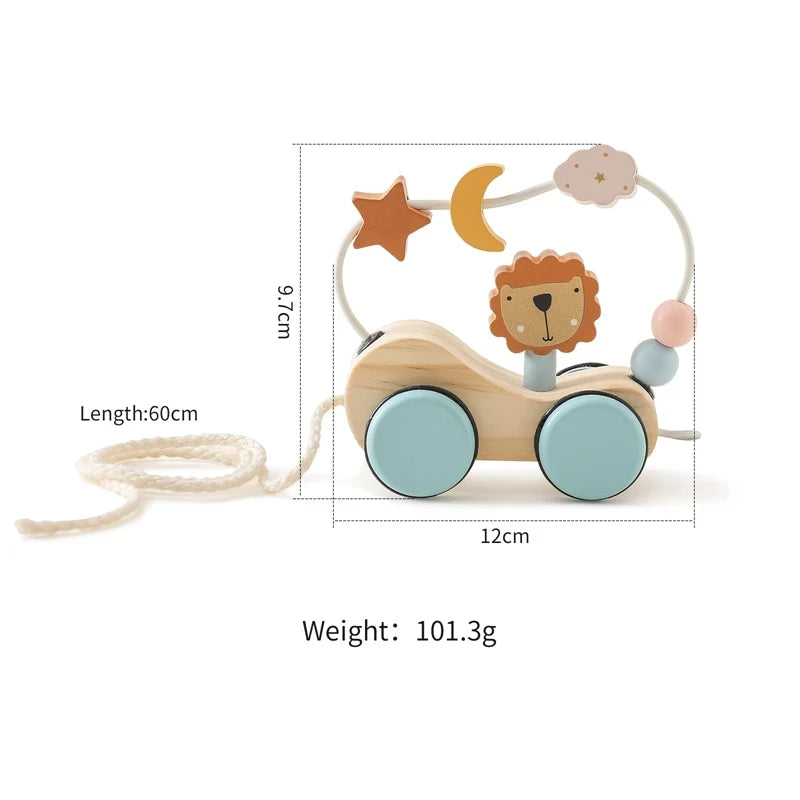 Wooden Train & Aircraft Toy