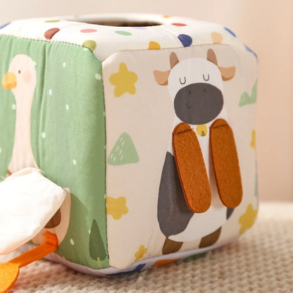 Baby Montessori Magic Tissue Box