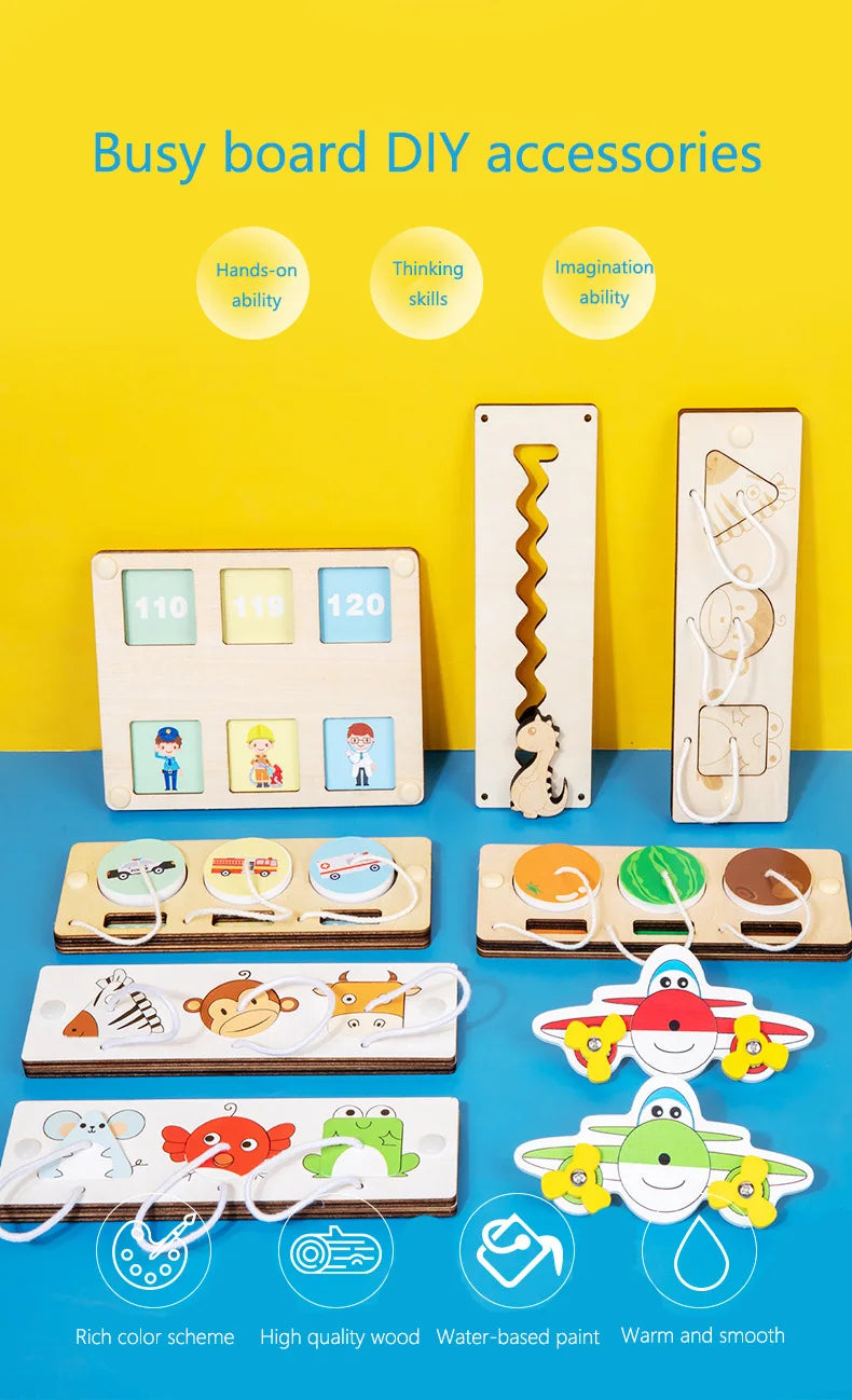 DIY Montessori Toy Parts for Kids