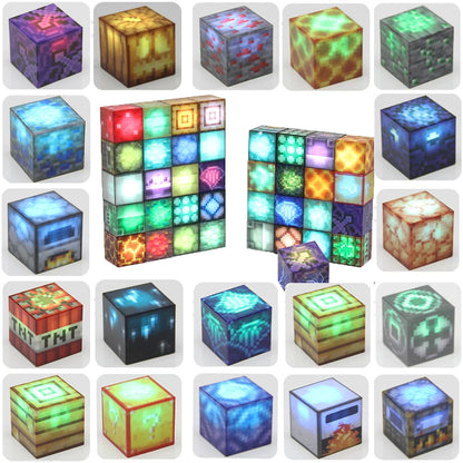 Magnetic Building Blocks with LED Lights