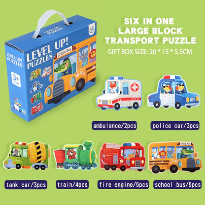 Wooden Jigsaw Puzzles for Toddlers