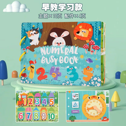 Sticker & Quiet Learning Book